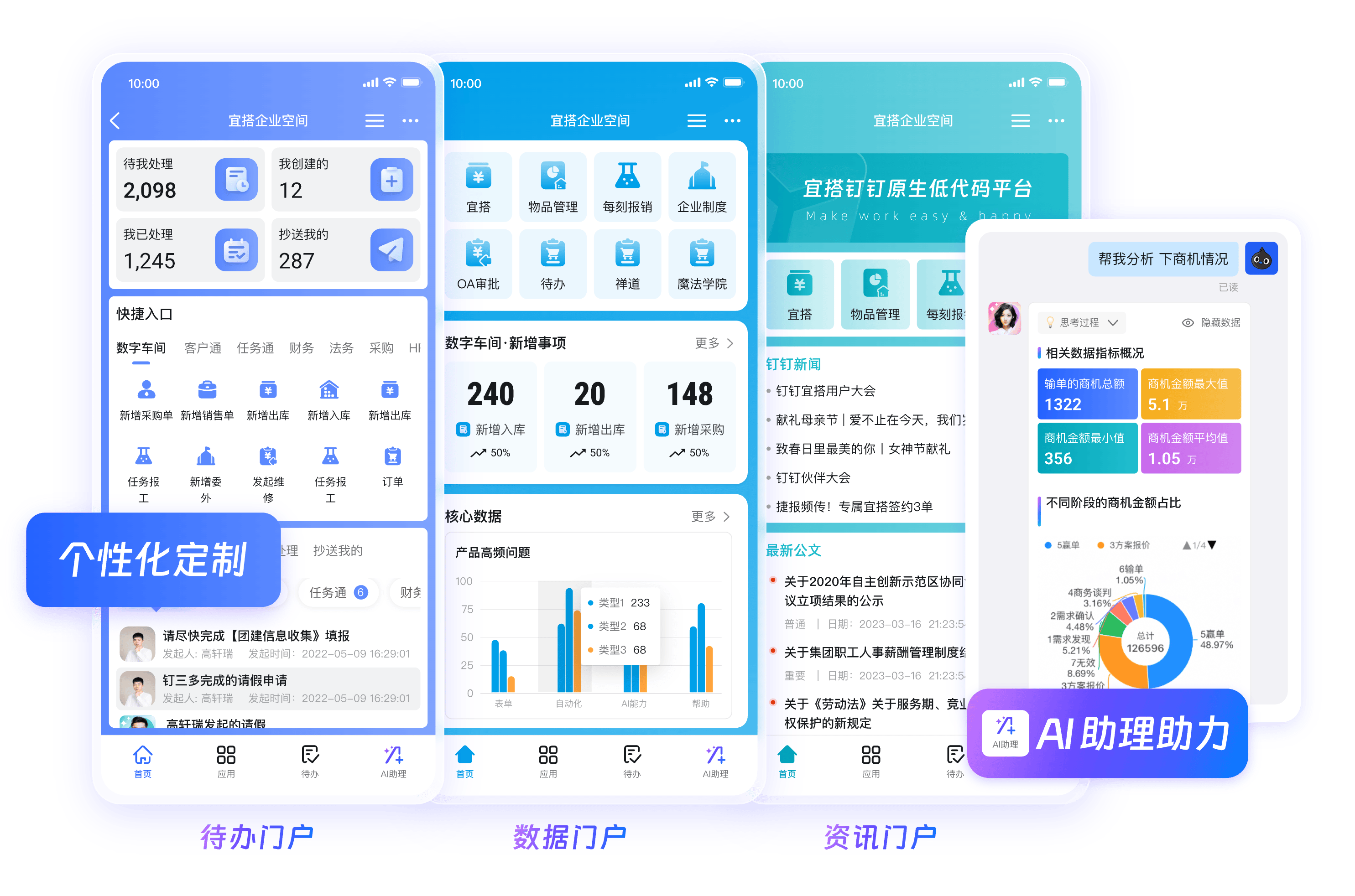 钉钉上下游协作产品界面
